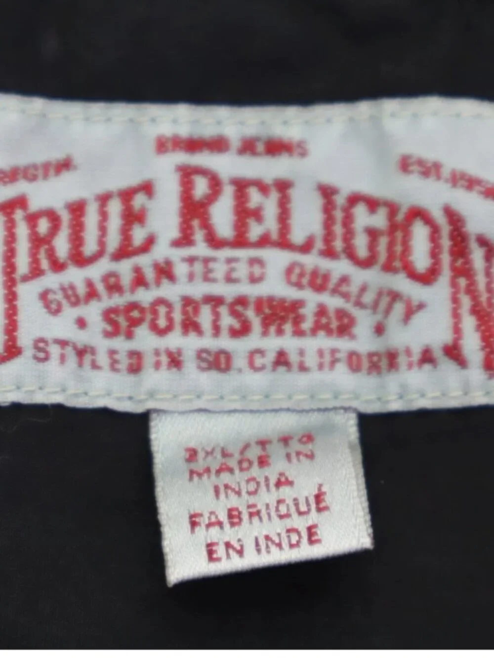True Religion new tags